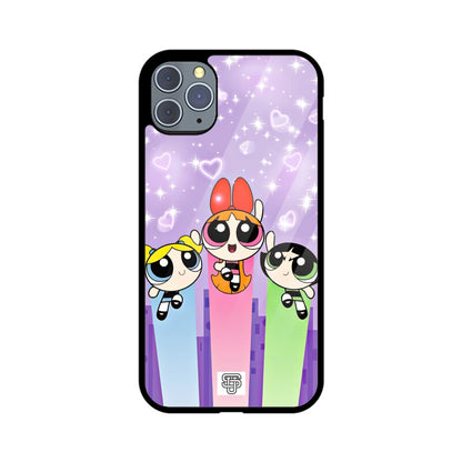 Power Puff Girls iPhone Glass Cover