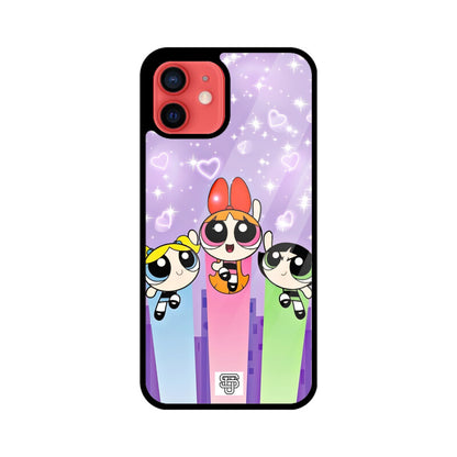 Power Puff Girls iPhone Glass Cover