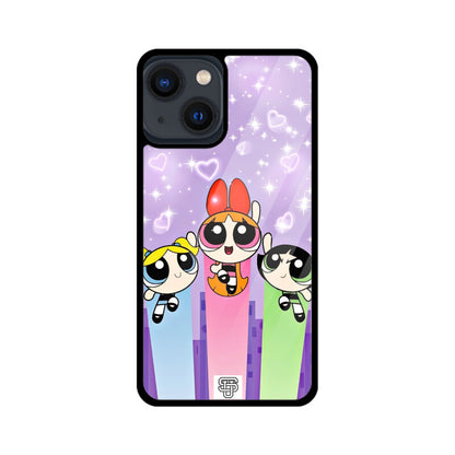 Power Puff Girls iPhone Glass Cover