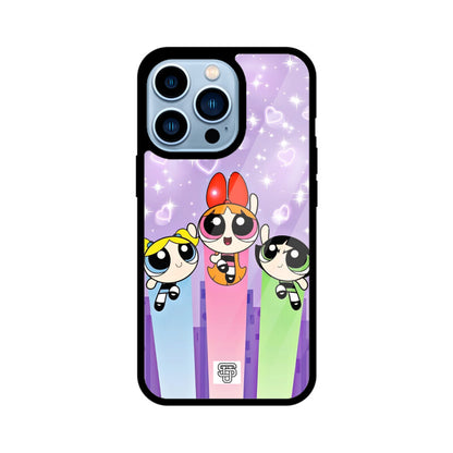 Power Puff Girls iPhone Glass Cover