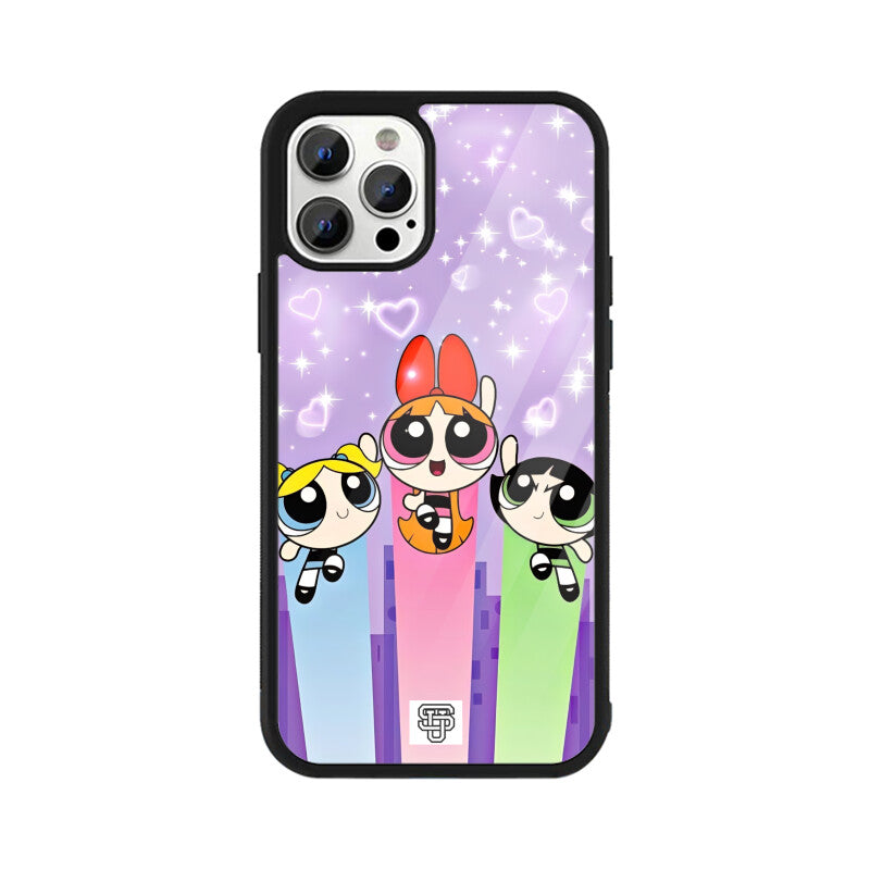 Power Puff Girls iPhone Glass Cover