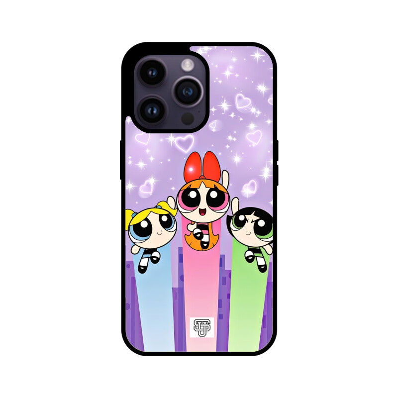 Power Puff Girls iPhone Glass Cover