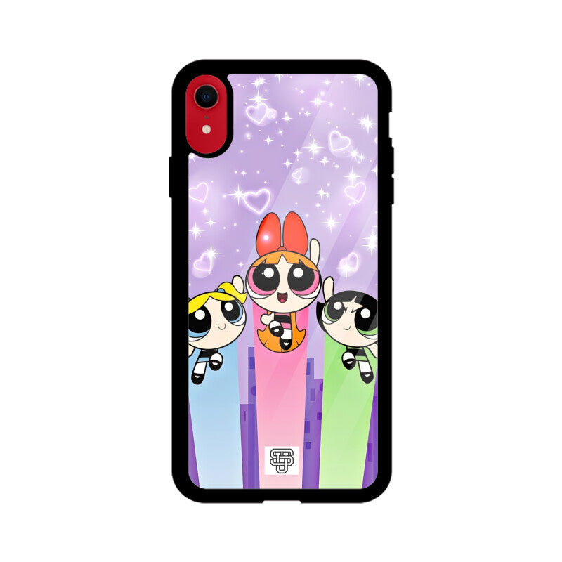 Power Puff Girls iPhone Glass Cover