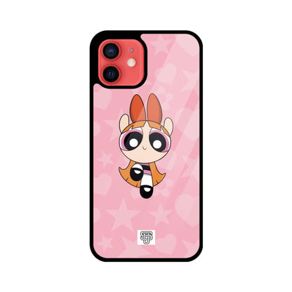 Power Puff Girl iPhone Glass Cover