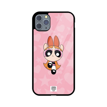 Power Puff Girl iPhone Glass Cover