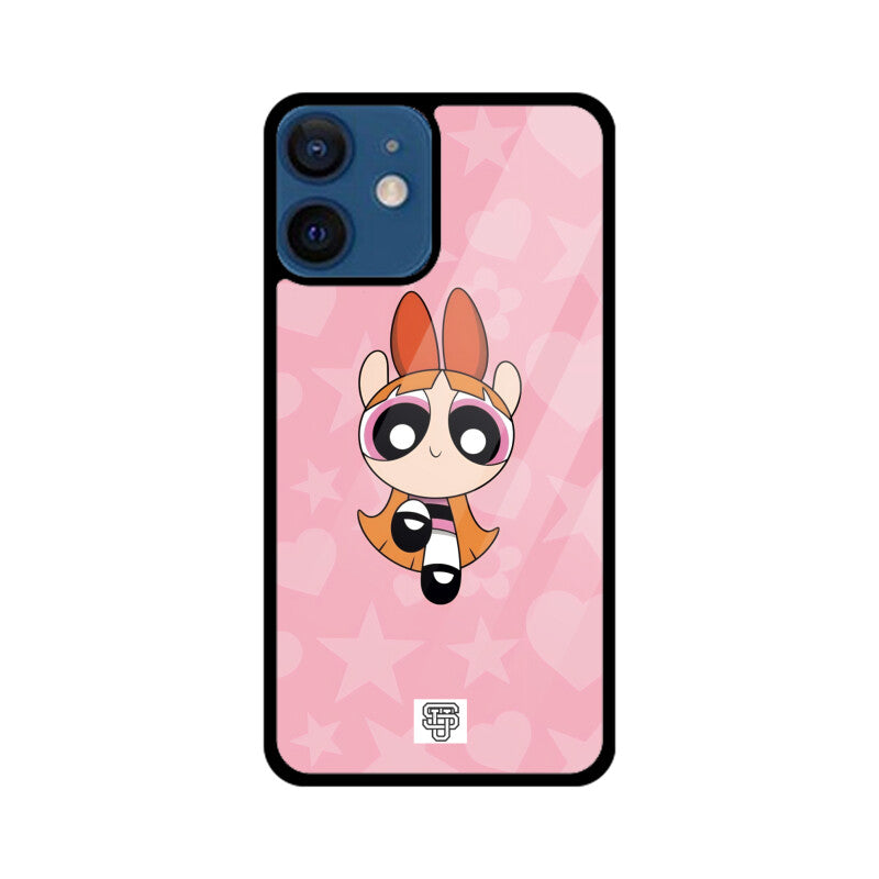 Power Puff Girl iPhone Glass Cover