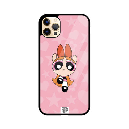 Power Puff Girl iPhone Glass Cover