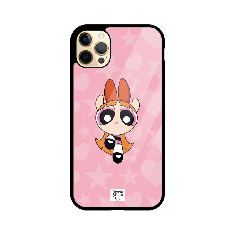 Power Puff Girl iPhone Glass Cover