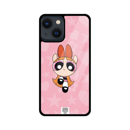 Power Puff Girl iPhone Glass Cover