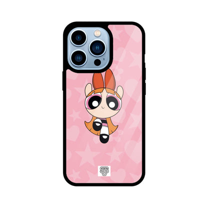 Power Puff Girl iPhone Glass Cover