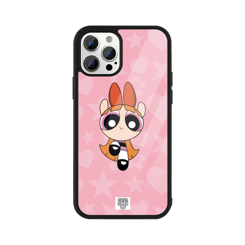 Power Puff Girl iPhone Glass Cover