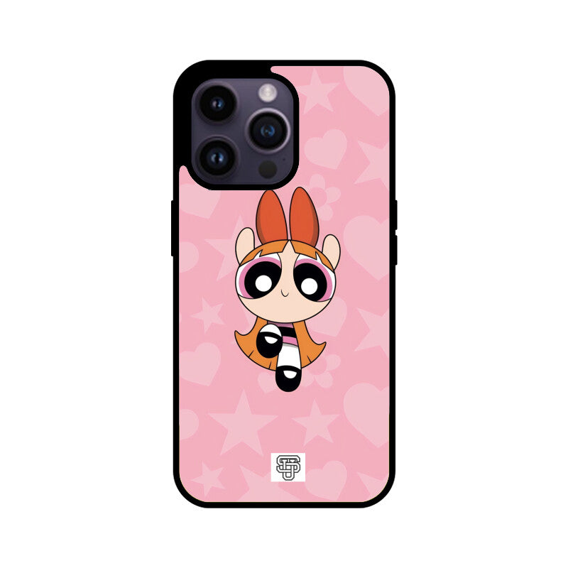 Power Puff Girl iPhone Glass Cover