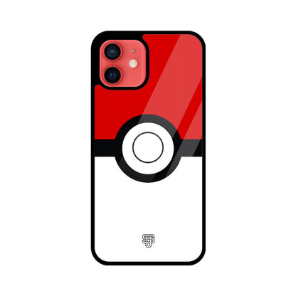 Pokemon Ball iPhone Glass Cover