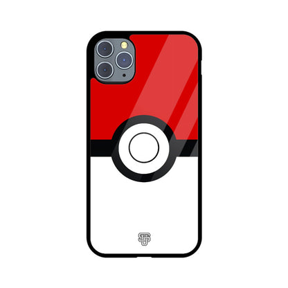 Pokemon Ball iPhone Glass Cover