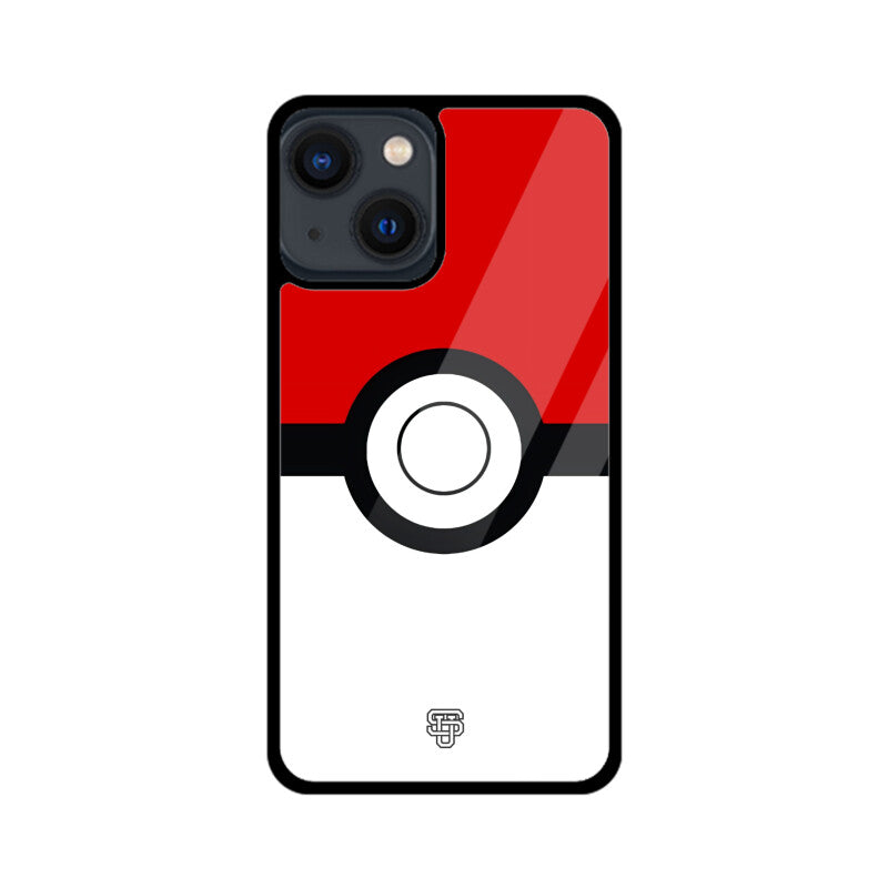 Pokemon Ball iPhone Glass Cover
