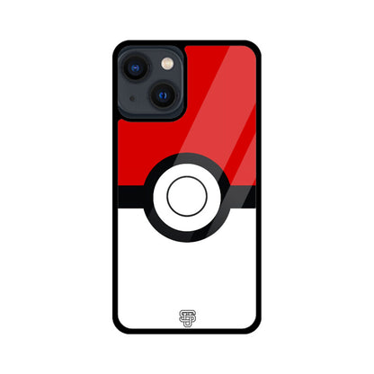 Pokemon Ball iPhone Glass Cover