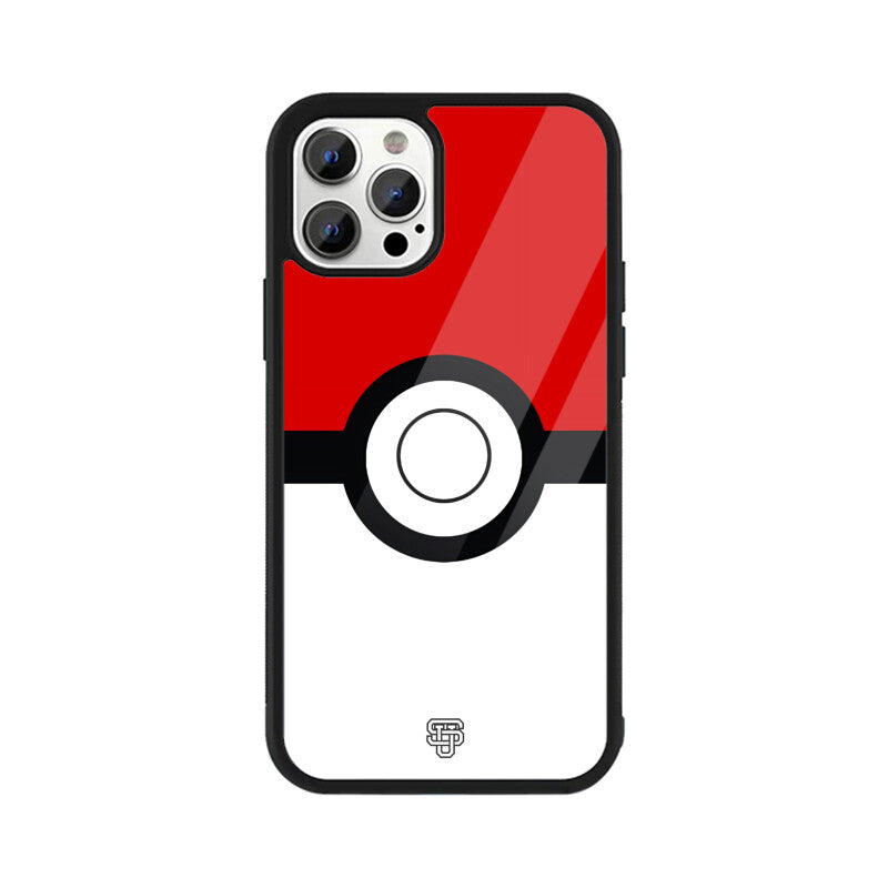 Pokemon Ball iPhone Glass Cover