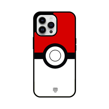 Pokemon Ball iPhone Glass Cover