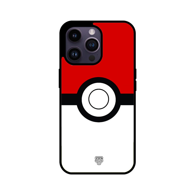 Pokemon Ball iPhone Glass Cover