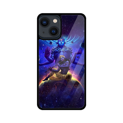 Lord Vishnu iPhone Glass Case