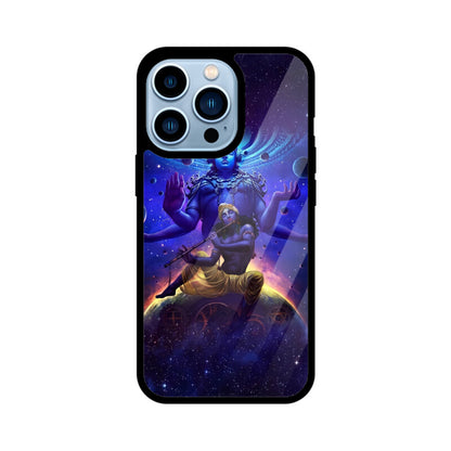 Lord Vishnu iPhone Glass Case