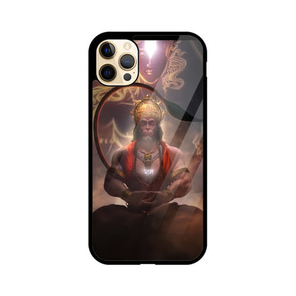 Lord Hanuman iPhone Glass Case