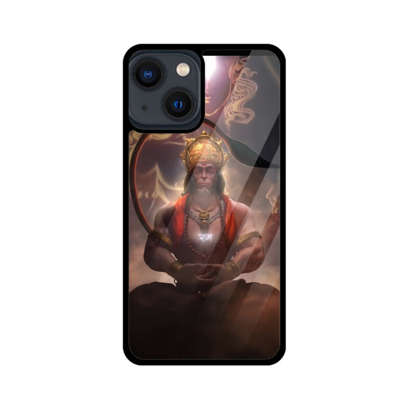 Lord Hanuman iPhone Glass Case