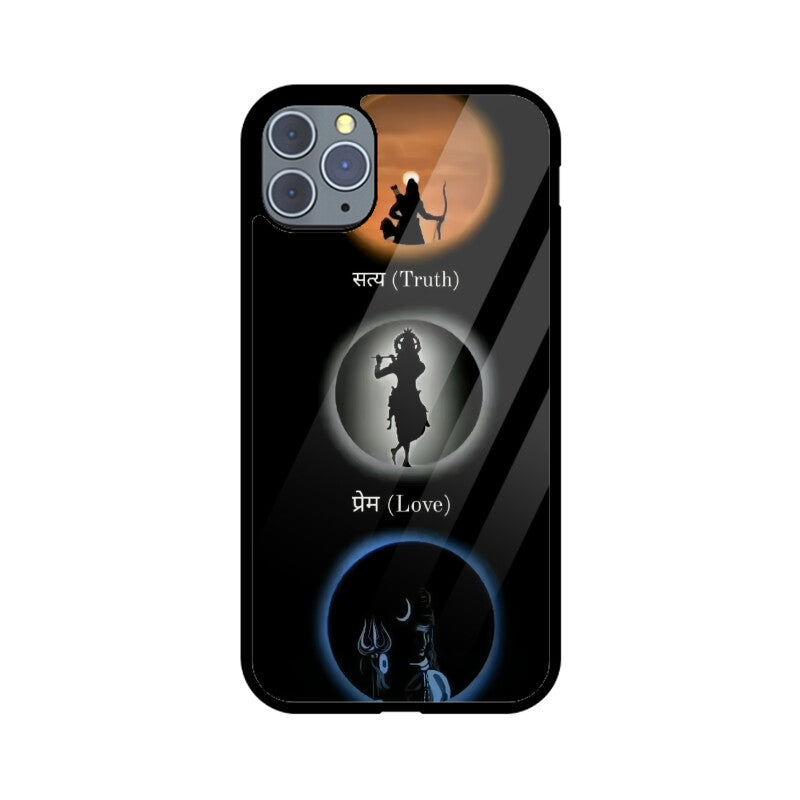 Satya Prem Moksh iPhone Glass Case