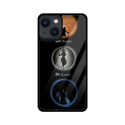 Satya Prem Moksh iPhone Glass Case