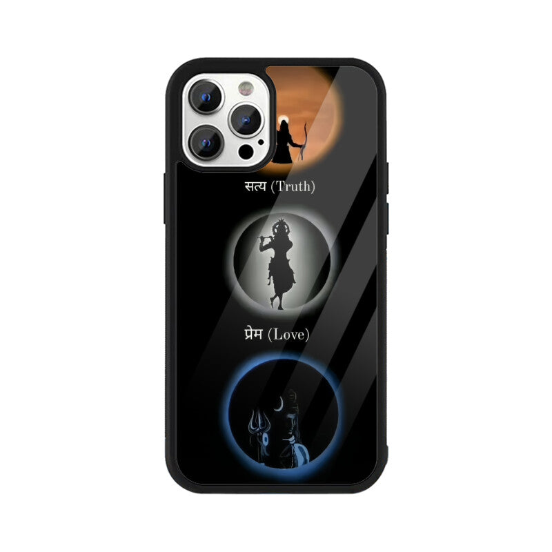 Satya Prem Moksh iPhone Glass Case