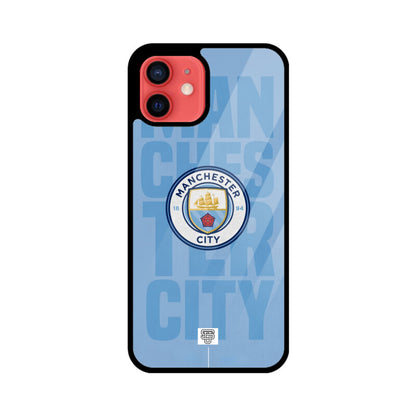 Man City iPhone Glass Case