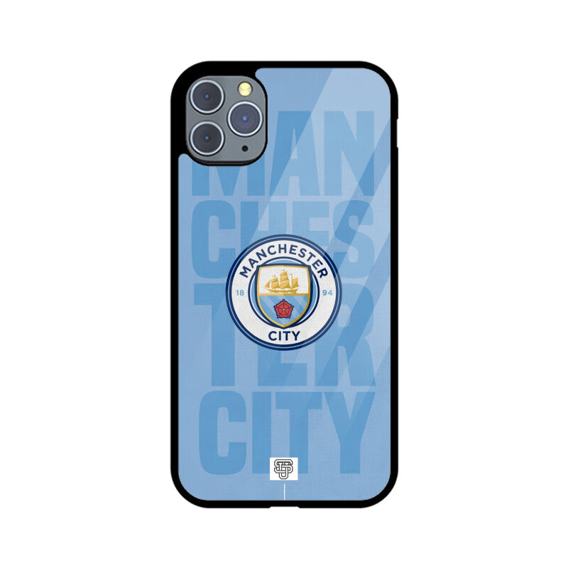 Man City iPhone Glass Case