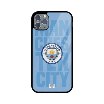 Man City iPhone Glass Case