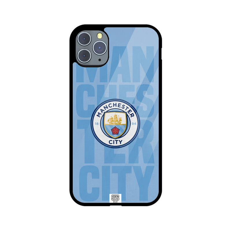 Man City iPhone Glass Case