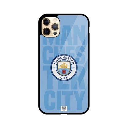 Man City iPhone Glass Case