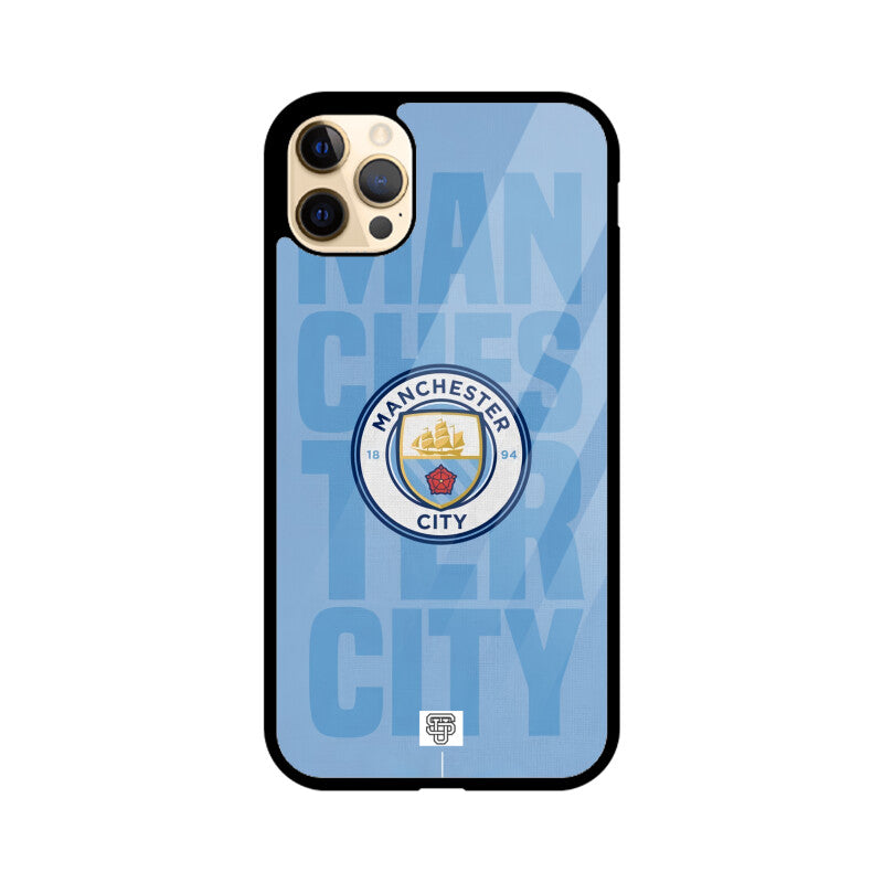 Man City iPhone Glass Case