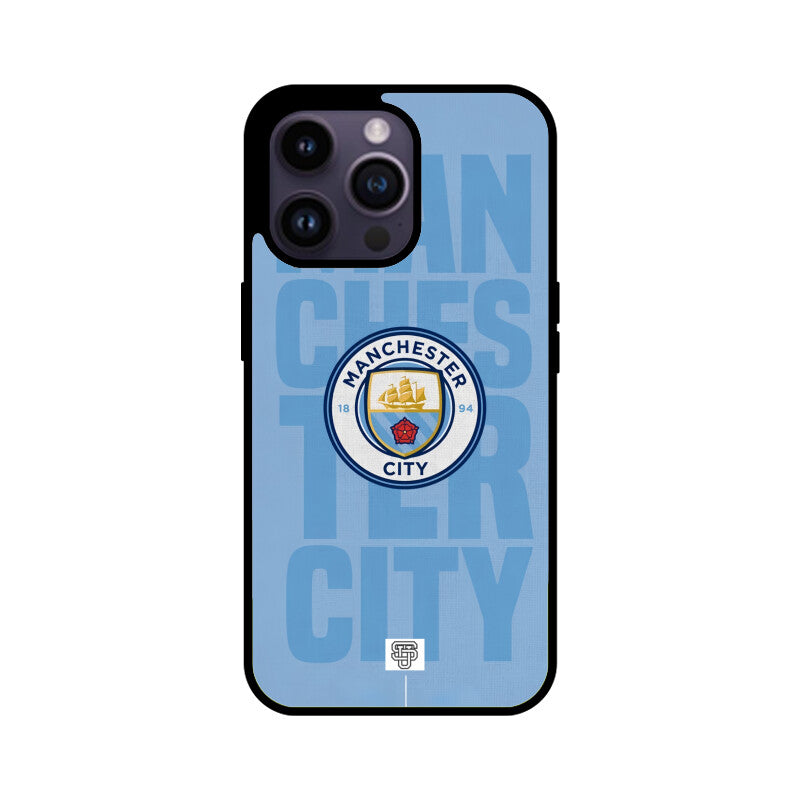 Man City iPhone Glass Case