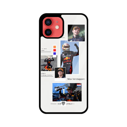 Max Verstappen iPhone Glass Case