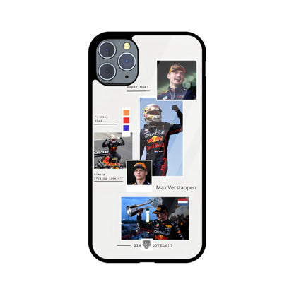 Max Verstappen iPhone Glass Case