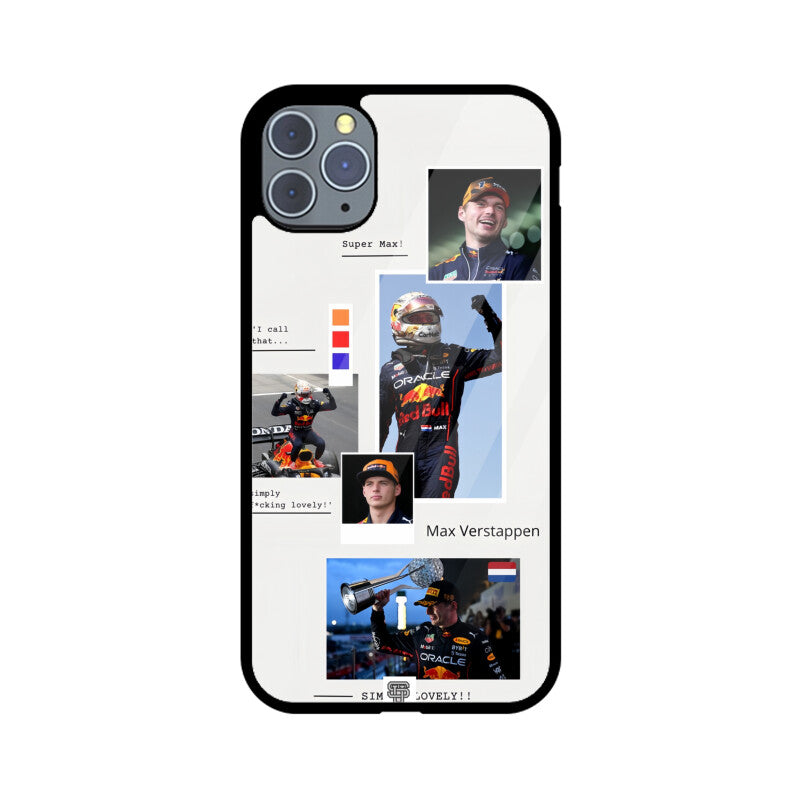 Max Verstappen iPhone Glass Case