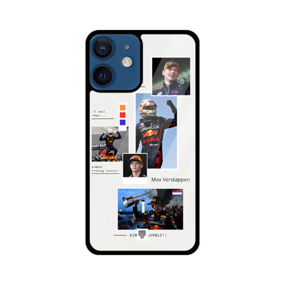 Max Verstappen iPhone Glass Case