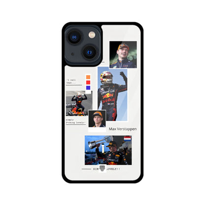 Max Verstappen iPhone Glass Case