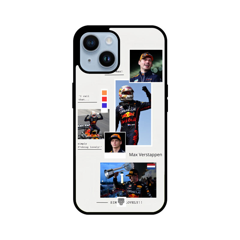 Max Verstappen iPhone Glass Case