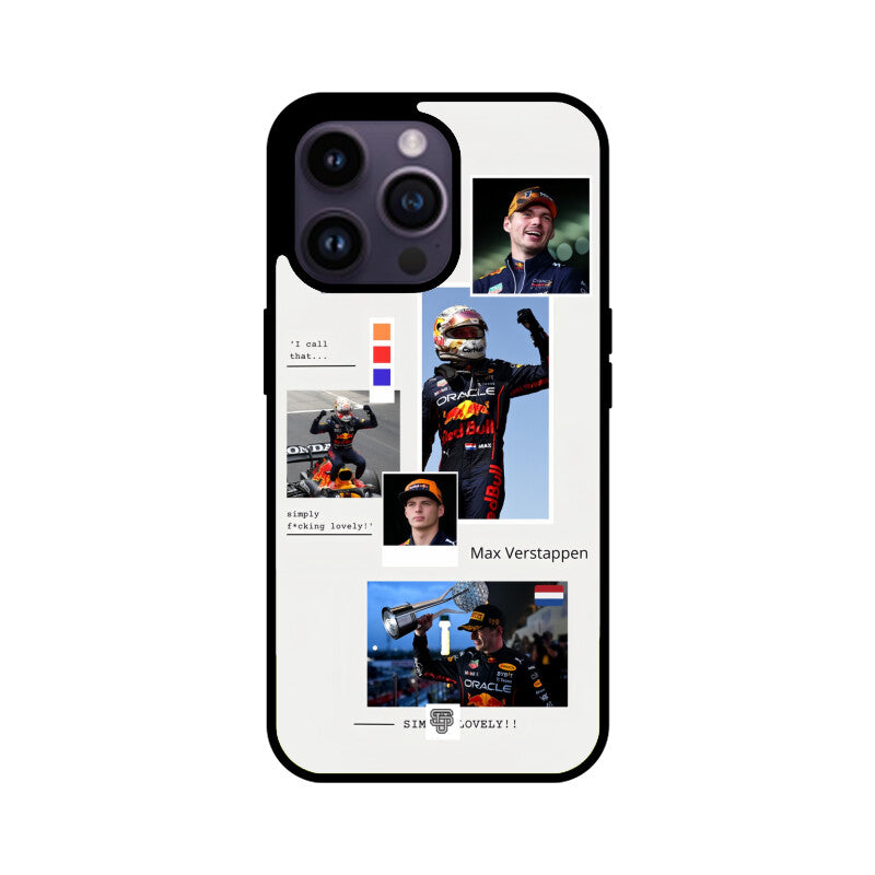 Max Verstappen iPhone Glass Case