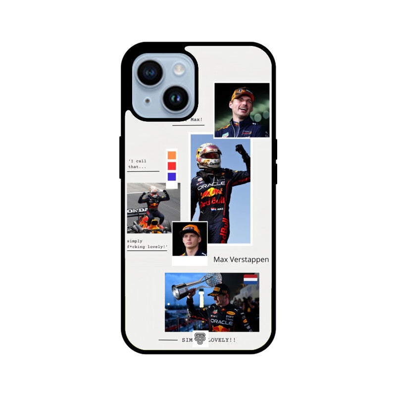 Max Verstappen iPhone Glass Case
