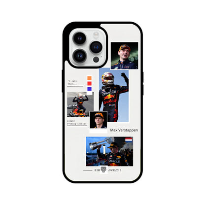 Max Verstappen iPhone Glass Case