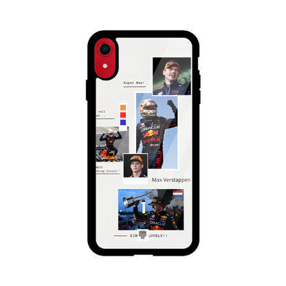 Max Verstappen iPhone Glass Case