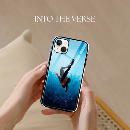 Into The Spider-Verse IPhone Glass Back Cover