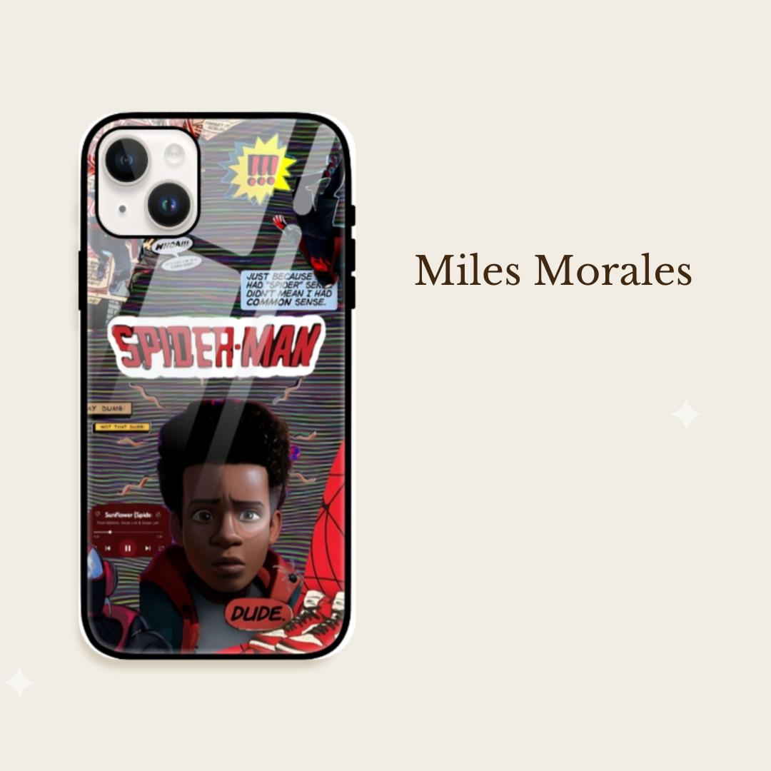 Miles Morales iPhone Glass Cover