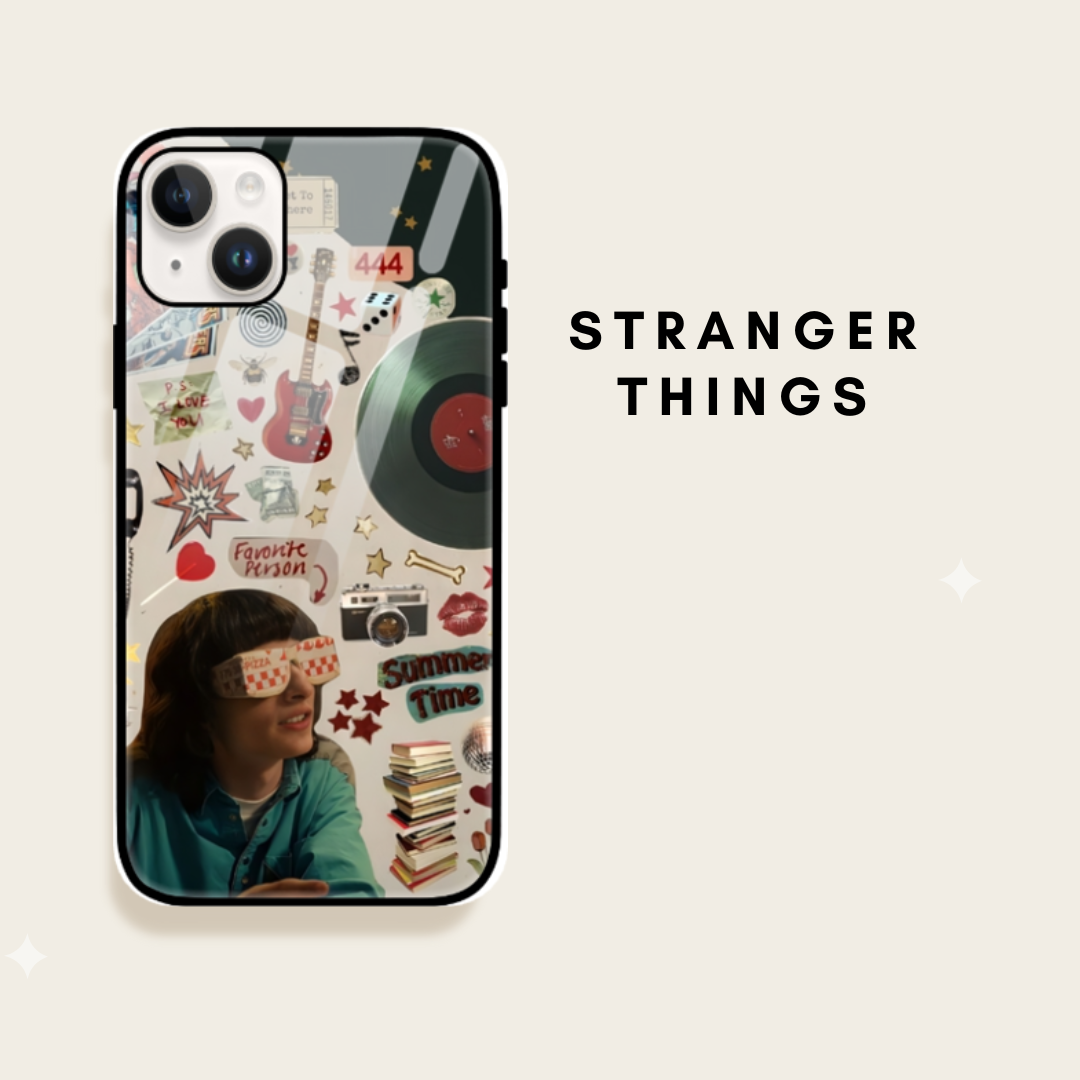 Stranger Things iPhone Glass Cover